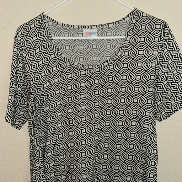Lularoe Tunic Shirt Mini Dress Oversize shirt size M - Picture 2 of 3
